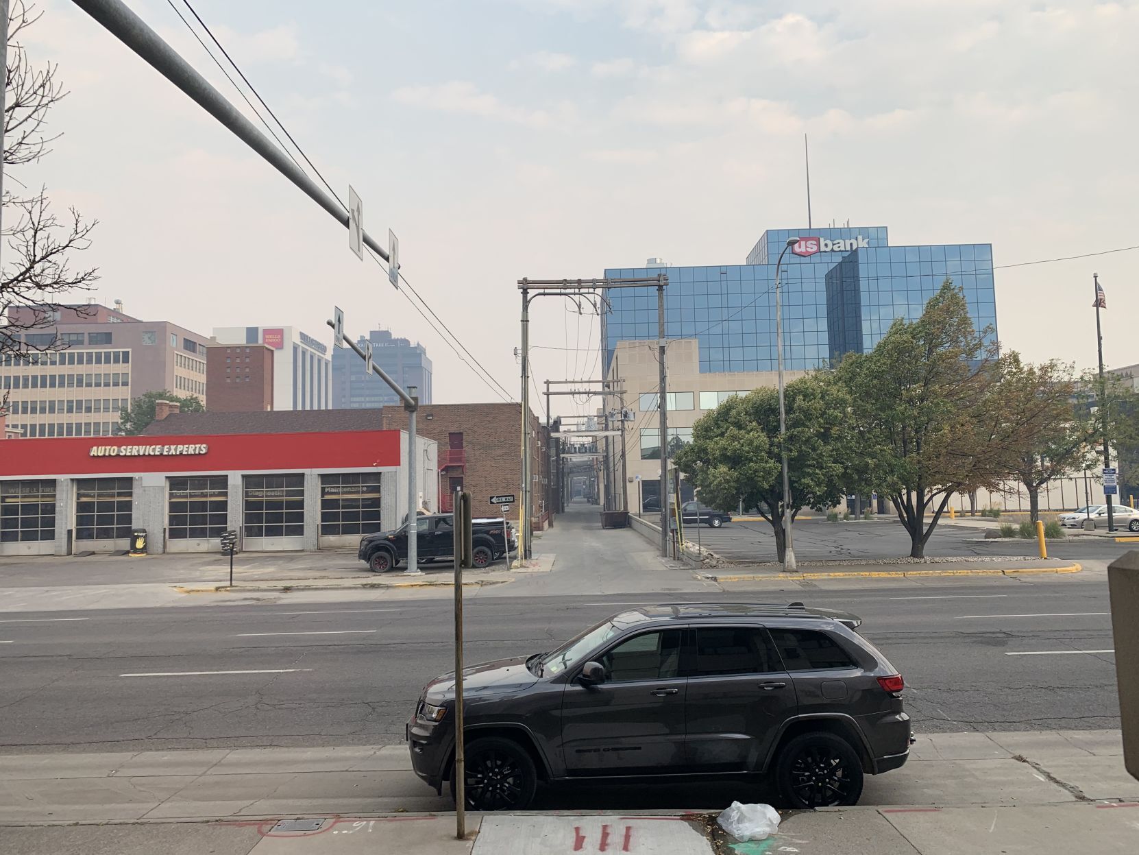 Smoke blows into Billings